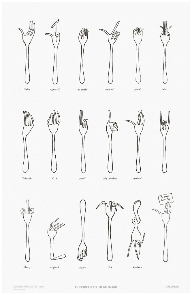 Le forchette di Munari poster