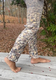 Nonna knit leggings in low tide print