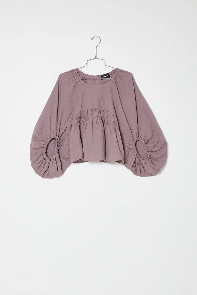 Maeve blouse in Plum truffle