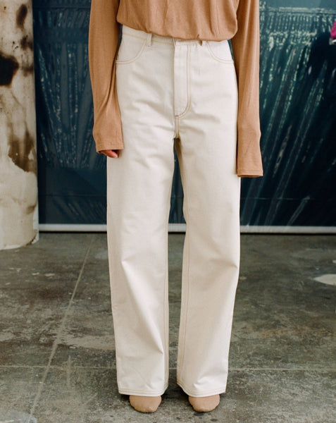 Navalo pants in undyed cotton