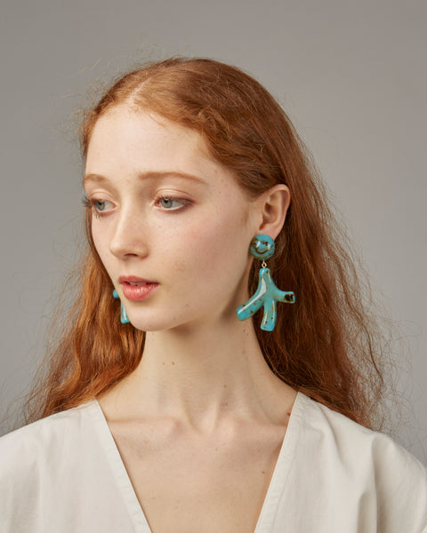 Noemie Earrings in turquoise