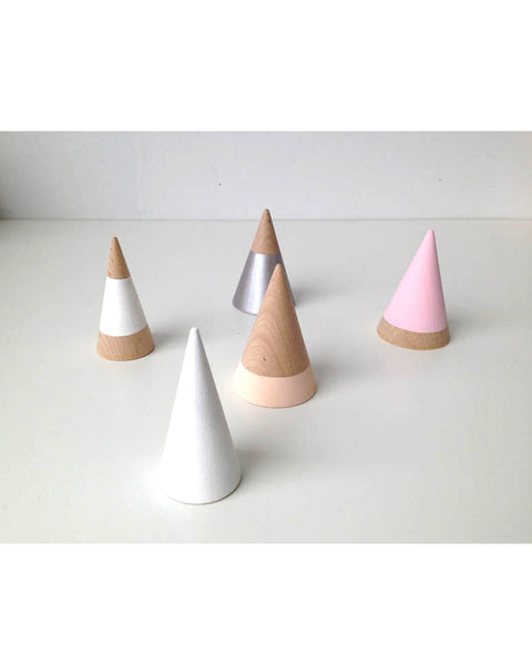 Painted Wooden Cones - Founders & Followers - The Great Lakes Goods - 2