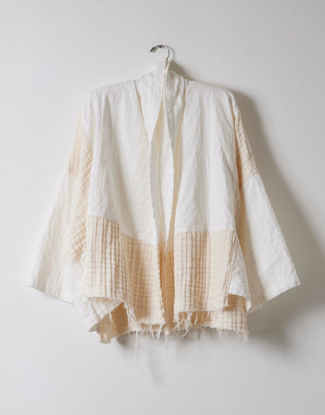 Kimono jacket 5 layers in Kinari white