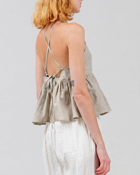Imani cotton top in natural