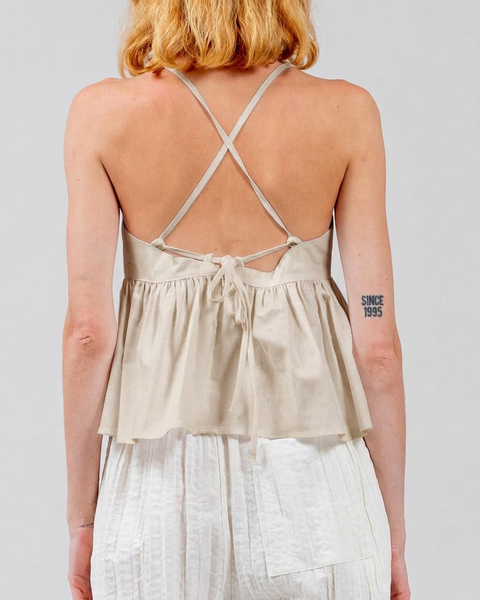 Imani cotton top in natural