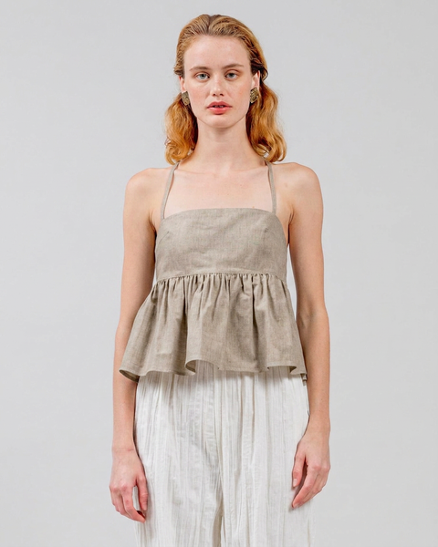 Imani cotton top in natural