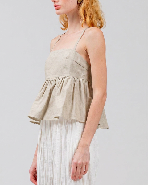 Imani cotton top in natural