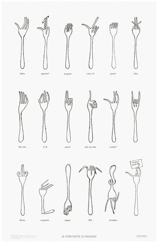 Le forchette di Munari poster