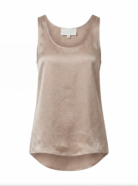 Silk Tank Top in Blush