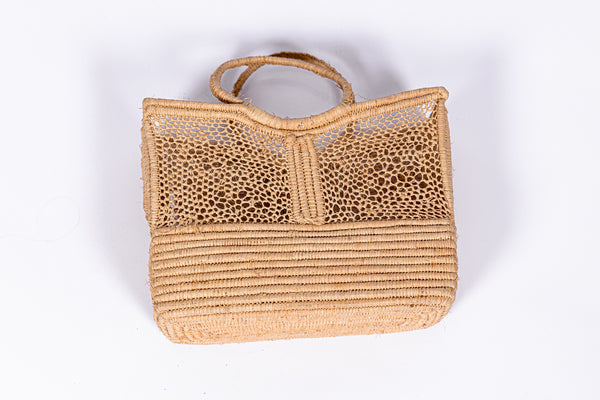 Rectangular box wicker bag