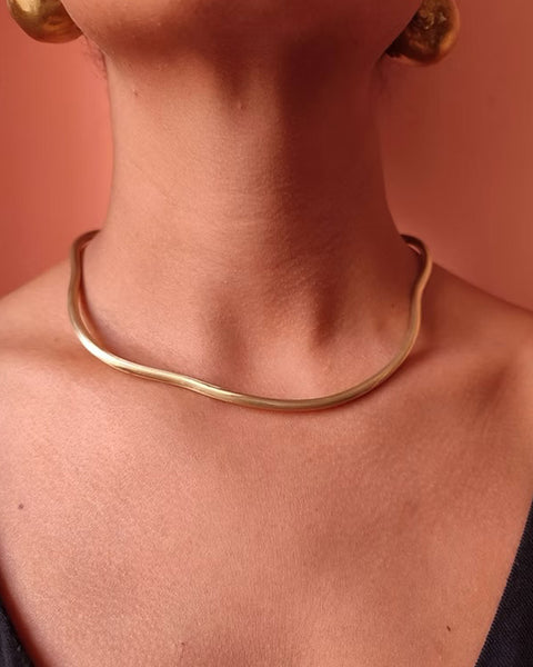 Sweet water golden choker
