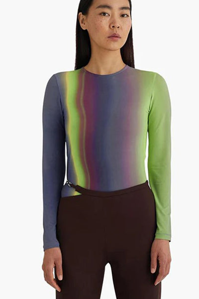 Iceland top in medium blue