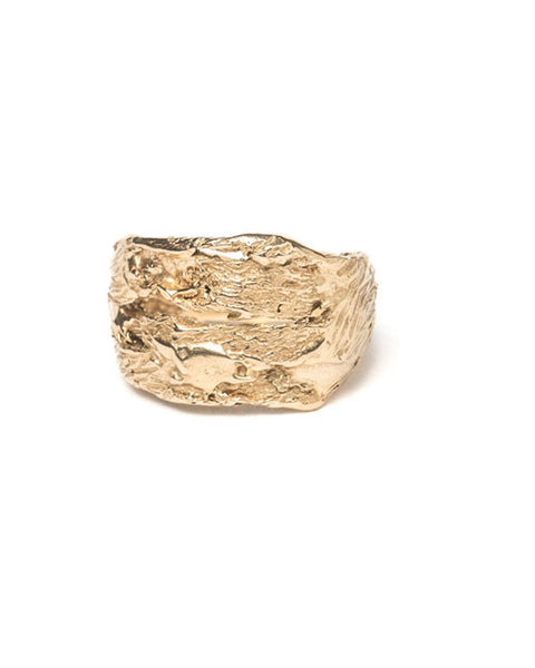 Tomboy ring in brass