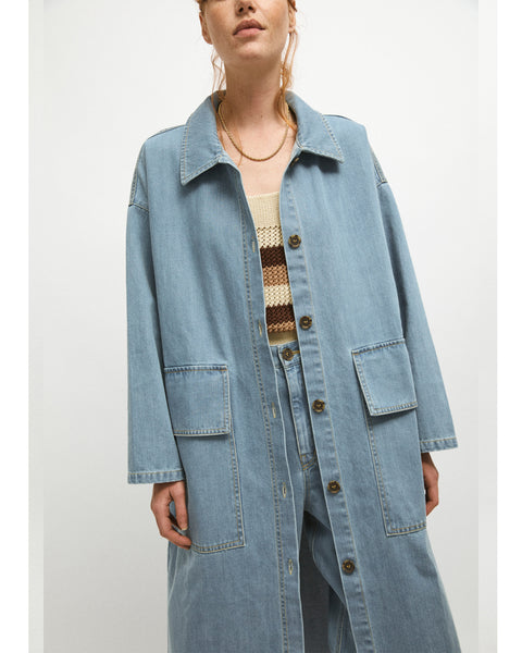 Adela denim coat