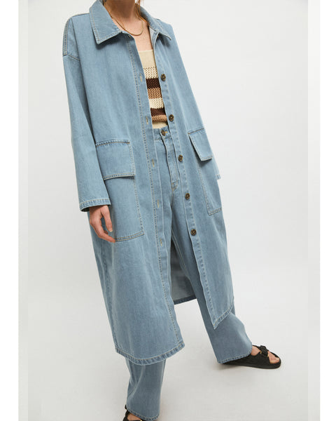 Adela denim coat