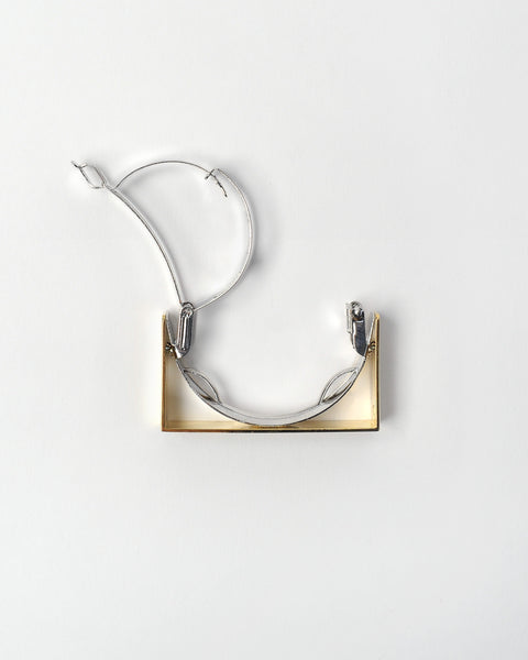 Barrette 041 in shiny gold