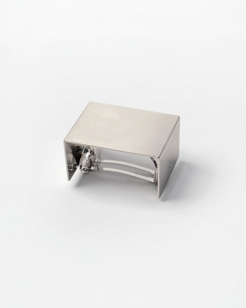 Barrette 042 in matte silver