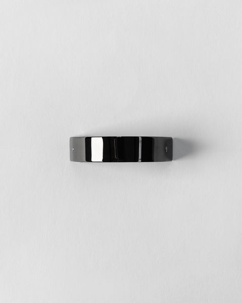 Barrette 046 in black silver