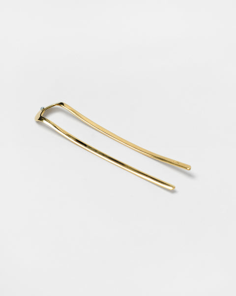 Hairpin 014 in shiny gold