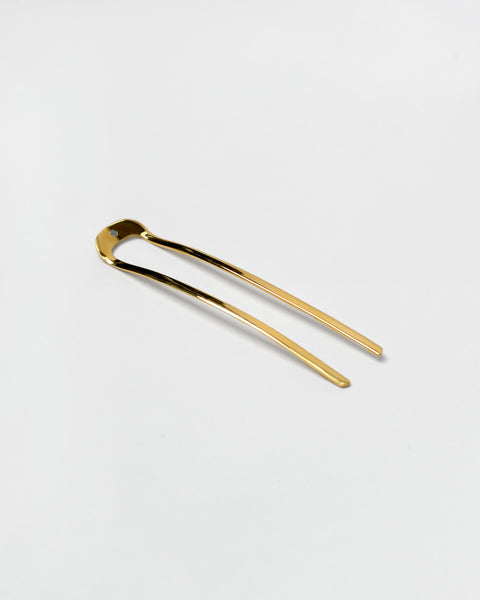 Hairpin 014 in shiny gold