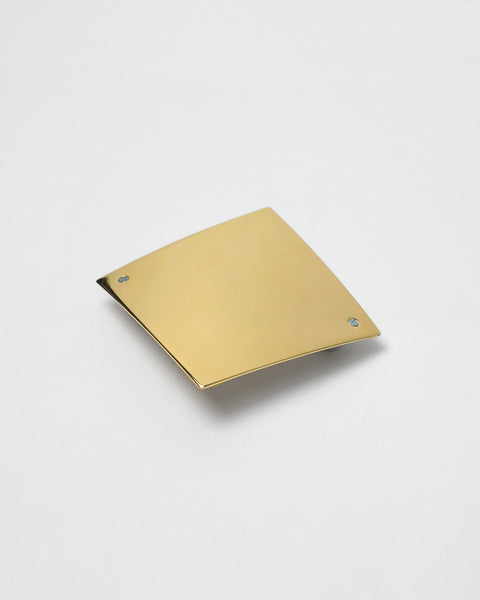 Barrette lozenge 084 in matte gold