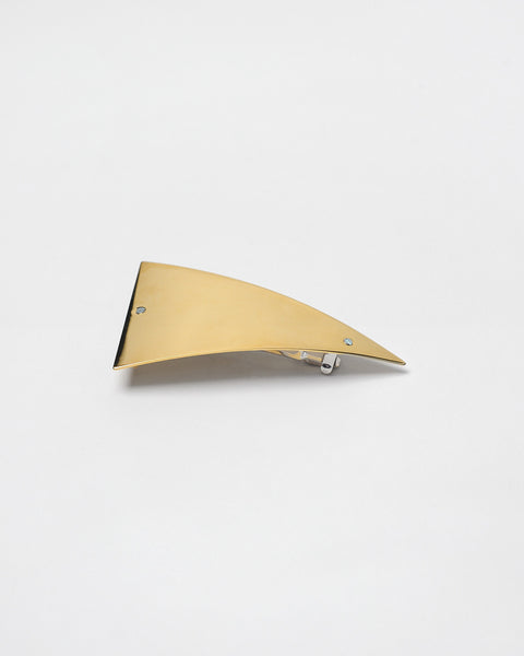 Barrette 086 in shiny gold