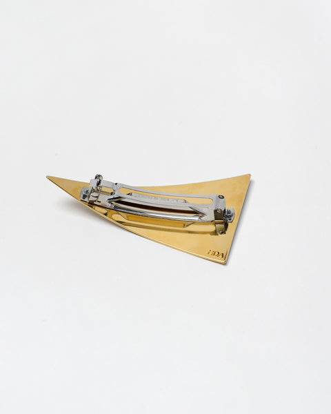 Barrette 086 in shiny gold