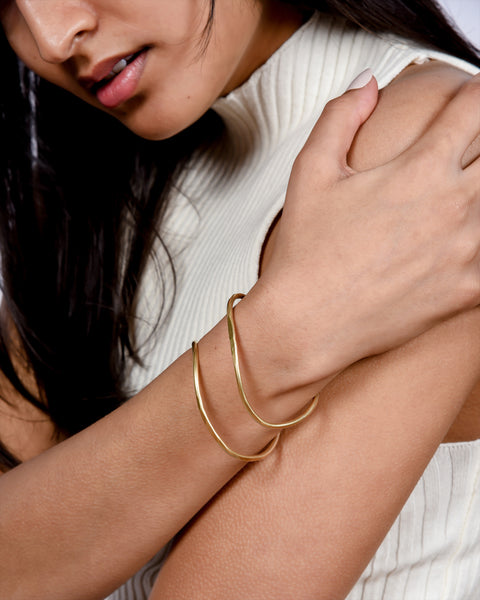 Arroyo cuff in brass