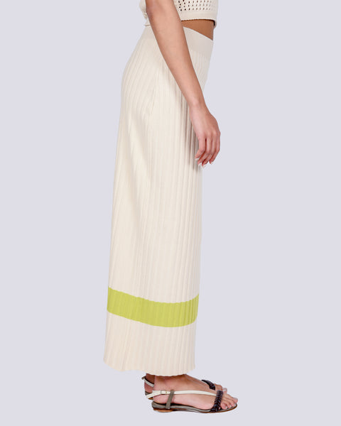 Elvia knit skirt in beige