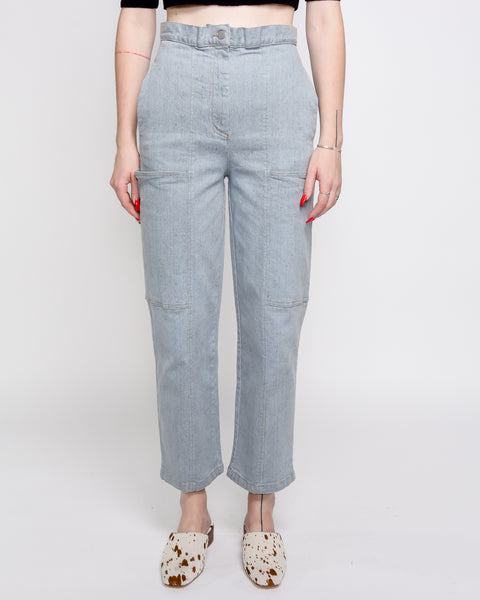 Rene Cargo jeans in recycled denim