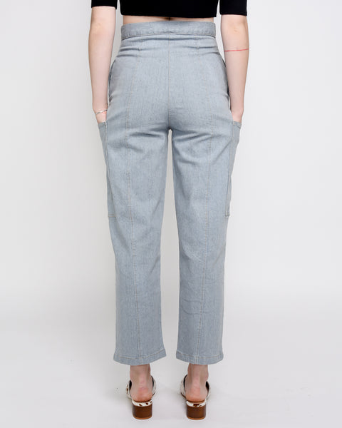 Rene Cargo jeans in recycled denim