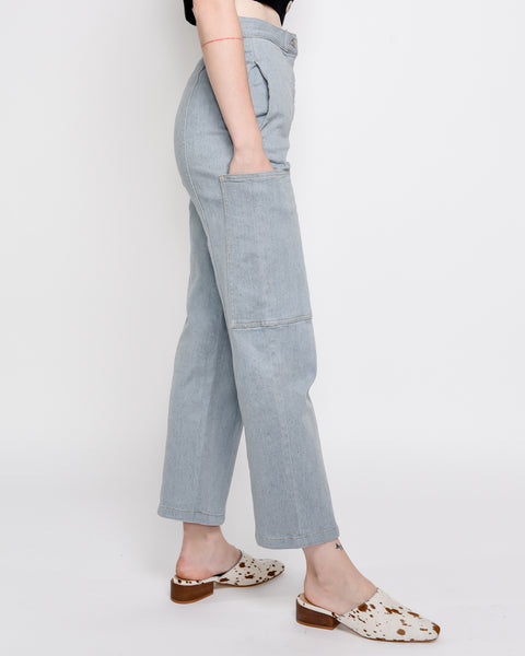 Rene Cargo jeans in recycled denim