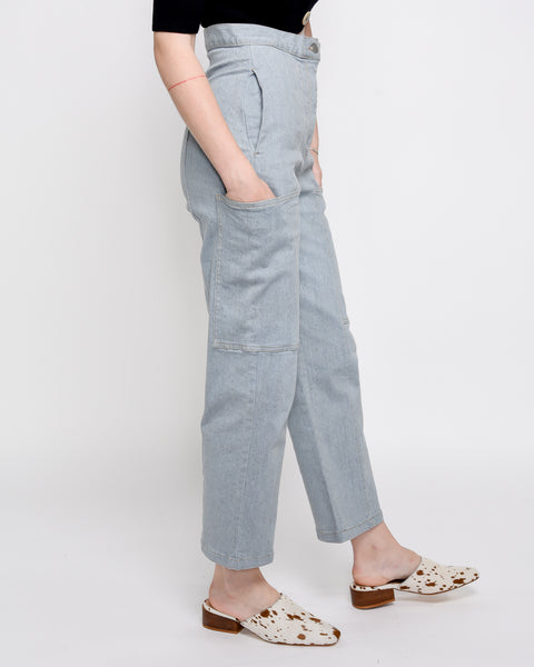 Rene Cargo jeans in recycled denim