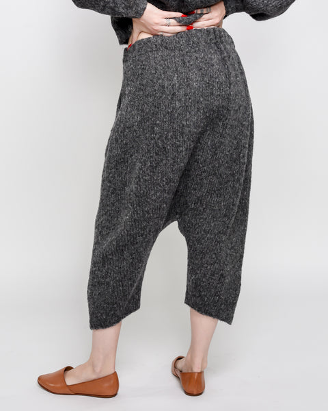 Kiko knit pants in charcoal