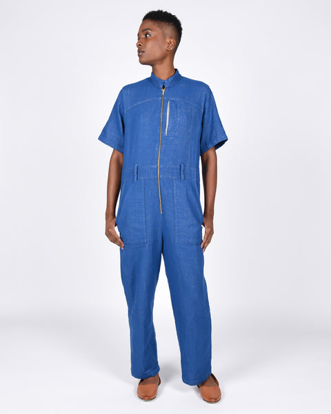 Ailuk jumpsuit in blue indigo