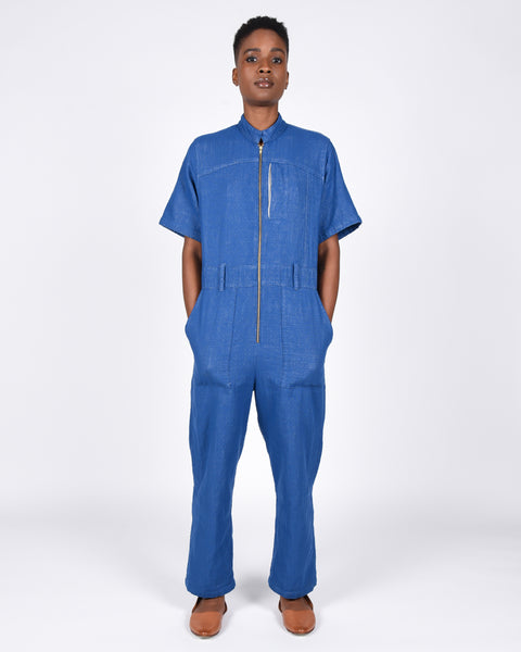 Ailuk jumpsuit in blue indigo