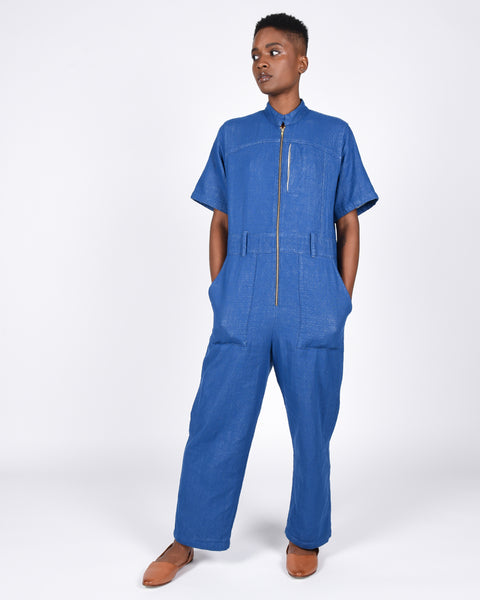 Ailuk jumpsuit in blue indigo