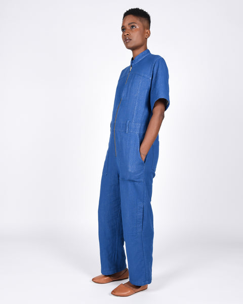 Ailuk jumpsuit in blue indigo