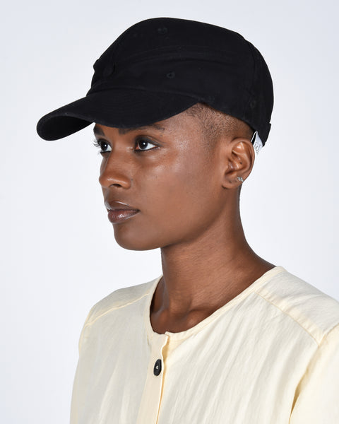 The new order cap in black