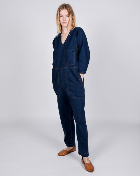 Earlston Boilersuit in raw denim