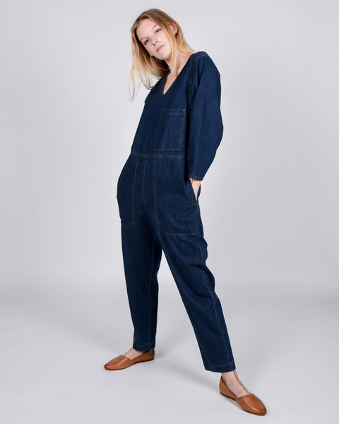 Earlston Boilersuit in raw denim