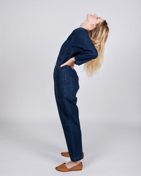 Earlston Boilersuit in raw denim