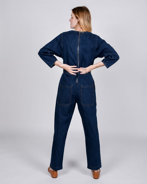 Earlston Boilersuit in raw denim