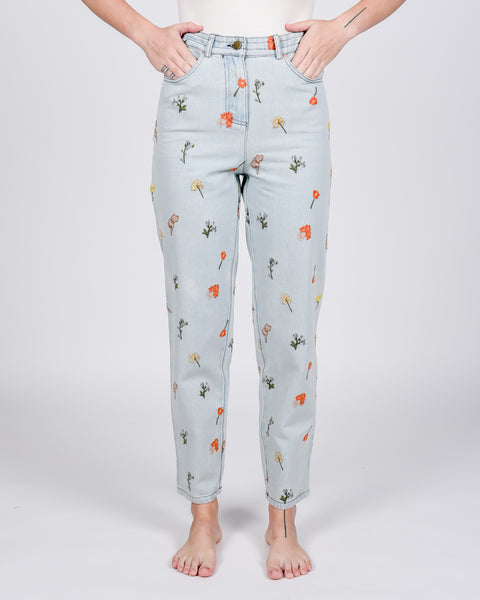 Begonia jeans in mid-blue