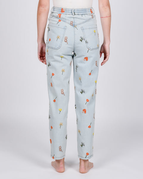 Begonia jeans in mid-blue