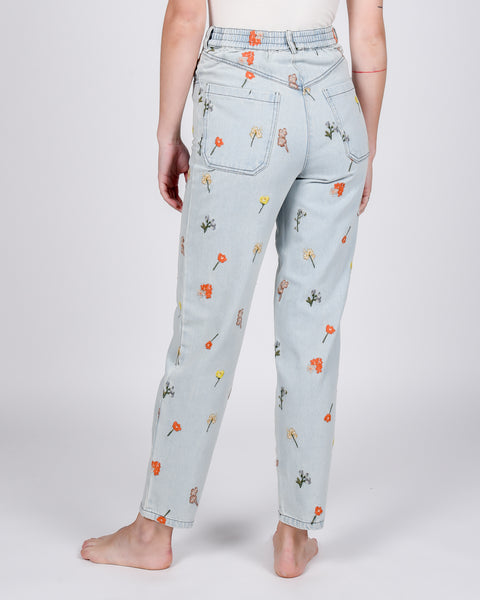 Begonia jeans in mid-blue