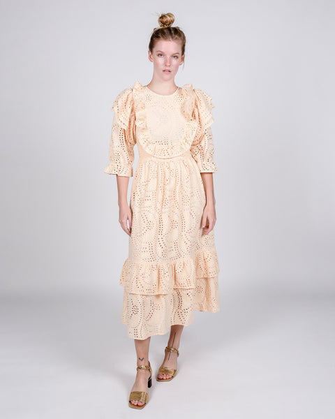 Celosia dress in off-white