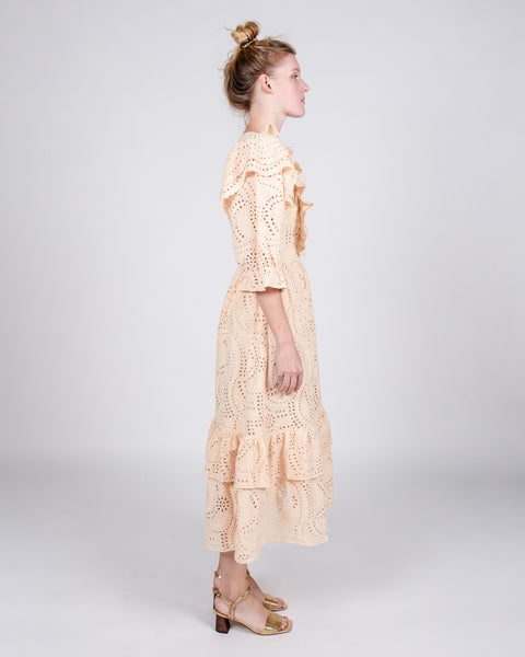 Celosia dress in off-white