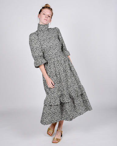 Clematis dress in floral cotton