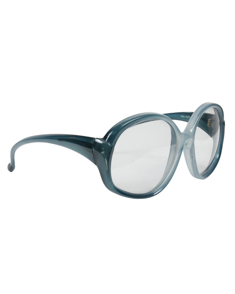 Turquoise blue vintage sunglasses